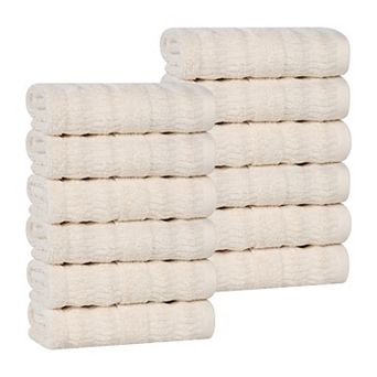 SUPERIOR Mika Smart Twist Cotton Plush Absorbent Washcloths Set