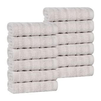 SUPERIOR Mika Smart Twist Cotton Plush Absorbent Washcloths Set