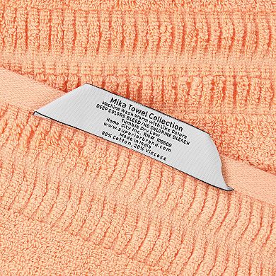 SUPERIOR Mika Smart Twist Cotton Plush Absorbent Bath Towel Set