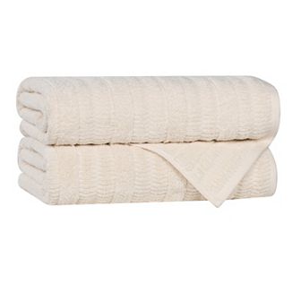 SUPERIOR Mika Smart Twist Cotton Plush Absorbent Bath Towel Set