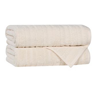 SUPERIOR Mika Smart Twist Cotton Plush Absorbent Bath Towel Set