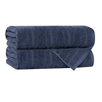 SUPERIOR Mika Smart Twist Cotton Plush Absorbent Bath Towel Set