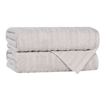 SUPERIOR Mika Smart Twist Cotton Plush Absorbent Bath Towel Set