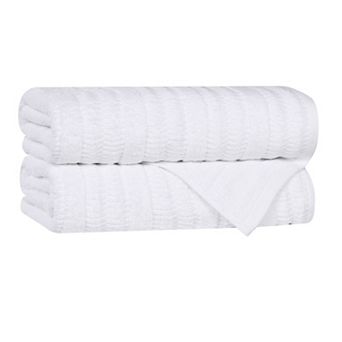 SUPERIOR Mika Smart Twist Cotton Plush Absorbent Bath Towel Set