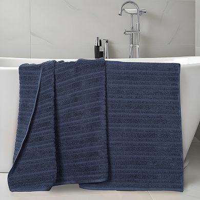 SUPERIOR Mika Smart Twist Cotton Plush Absorbent Bath Sheets Set