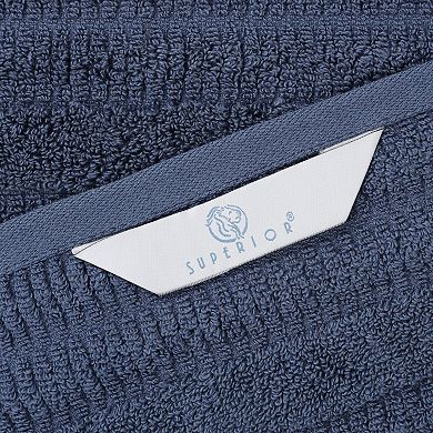 SUPERIOR Mika Smart Twist Cotton Plush Absorbent Bath Sheets Set
