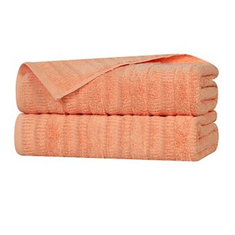 SUPERIOR Mika Smart Twist Cotton Plush Absorbent Bath Sheets Set