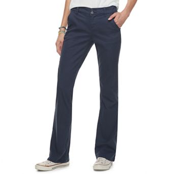 Juniors' UNIONBAY School Uniform Hayden Twill Bootcut Pants