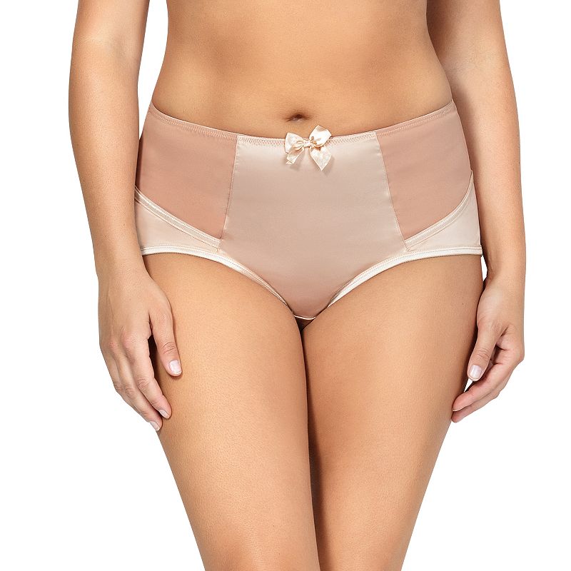 Women's Parfait Charlotte High-Waist Brief Panty 6917, Size: Large, True Nude