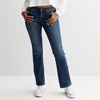 Juniors' SO® Curvy Low-Rise Bootcut Jeans