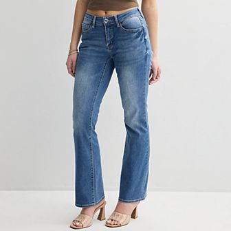 Juniors' SO® Curvy Low Rise Bootcut Jeans