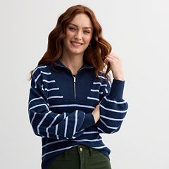 Clearance Womens Blue Sweaters Tops Clothing Kohl s