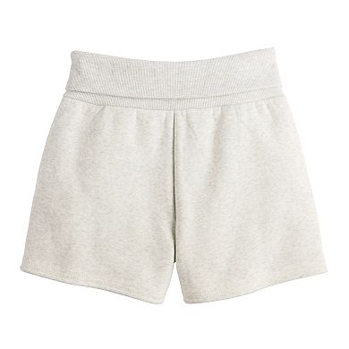 Girls 7-16 eyeshadow Foldover Fleece Shorts