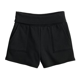 Girls 7-16 eyeshadow Foldover Fleece Shorts