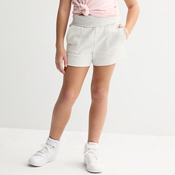 Girls 7-16 eyeshadow Foldover Fleece Shorts