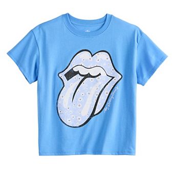 Girls 7-16 Rolling Stones Floral Graphic Tee
