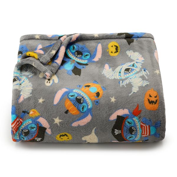 Disney's Halloween Oversized Supersoft Printed Plush Throw by The Big One® - Stitch Mummy