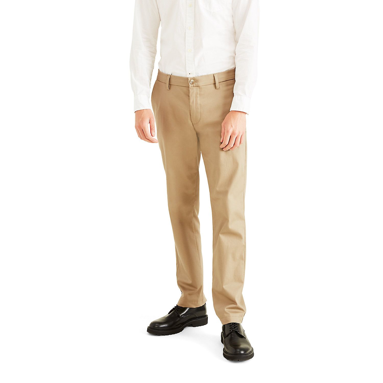 Dockers Men's Slim Tapered Fit Signature Khaki Pants, Black - 34W X 32L