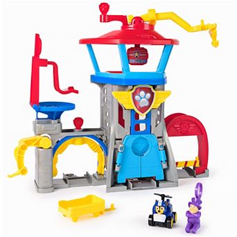 PAW Patrol Air Rescue Adventure Bay Airport Playset with Chase Toy Car & Vehicle Launcher