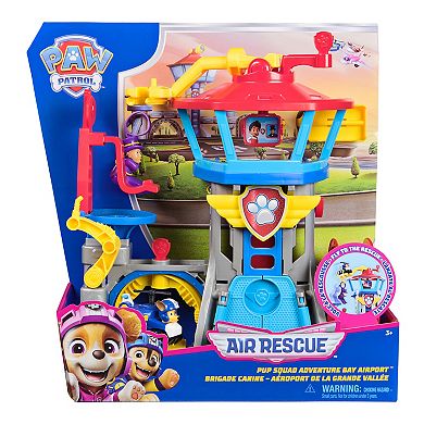 PAW Patrol Air Rescue Adventure Bay Airport Playset with Chase Toy Car & Vehicle Launcher