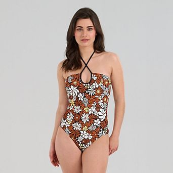 Women's Freshwater Bandeau Crossover One-Piece