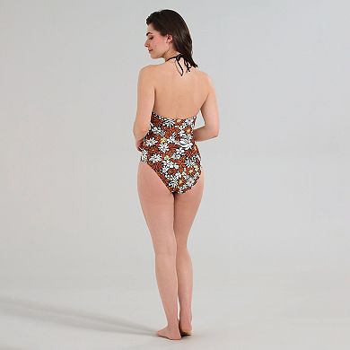 Women's Freshwater Bandeau Crossover One-Piece