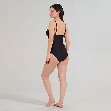 Women's Freshwater Tortise Trim Cutout One-Piece