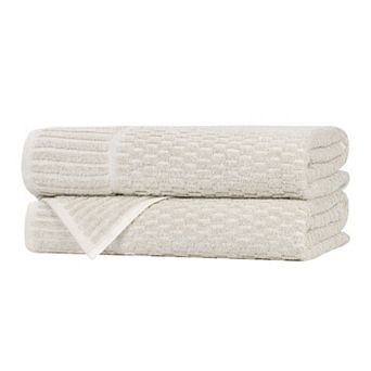 SUPERIOR 2 pc Juno Medium Weight Bath Towel Set