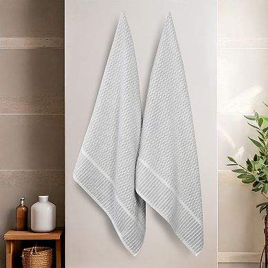 SUPERIOR 2 Piece Juno Medium Weight Bath Sheet Set