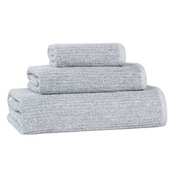 SUPERIOR 3 pc Destin Medium Weight Solid Towel Set