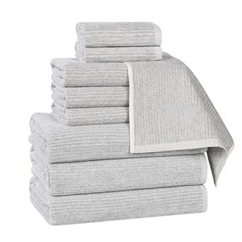 SUPERIOR Deston 9 pc Cotton Blend Solid Towel Set