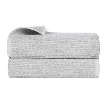 SUPERIOR 2 pc Destin Medium Weight Solid Bath Sheet Set