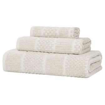 SUPERIOR 3 pc Naples Medium Weight Towel Set