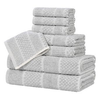SUPERIOR 8 pc Naples Medium Weight Towel Set