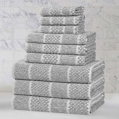 SUPERIOR 9 Piece Naples Medium Weight Towel Set