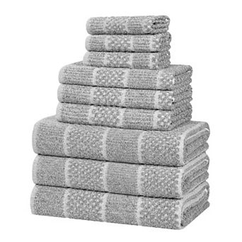 SUPERIOR 9 pc Naples Medium Weight Towel Set