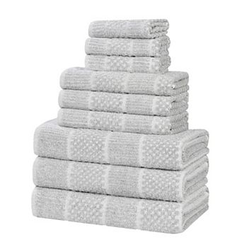SUPERIOR 9 pc Naples Medium Weight Towel Set