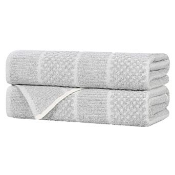 SUPERIOR 2 pc Naples Medium Weight Bath Towel Set