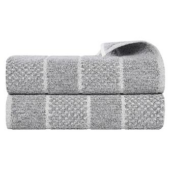SUPERIOR 2 pc Naples Cotton Blend Medium Weight Bath Sheet Set