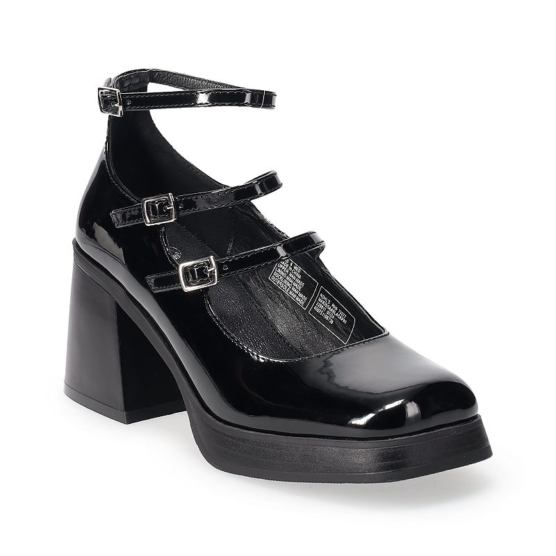 SO® Marissa Women's Three Strap Mary Jane Shoes