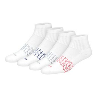 Men's Hanes® 3+1 Bonus Pack Ultimate Absolute Comfort Quarter Socks Ankle Socks