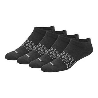 Men's Hanes® 3+1 Bonus Pack Ultimate Absolute Comfort No Show Socks with Heel Shield