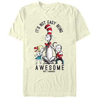 Men's Dr. Seuss It's Not Easy Being Awesome Graphic Tee