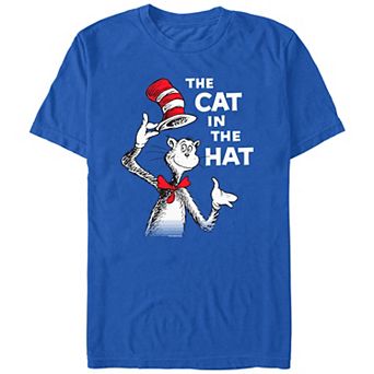 Men's Dr. Seuss The Cat In The Hat Poster Graphic Tee