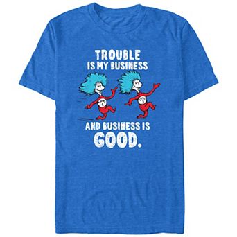 Men's Dr. Seuss Trouble Is My Business Graphic Tee