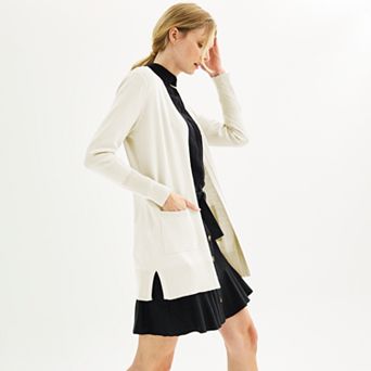 Women's Nine West Essential Open-Front Cardigan