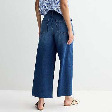 Women's Sonoma Goods For Life® Relaxed Fit Wide-Leg Ankle Jeans