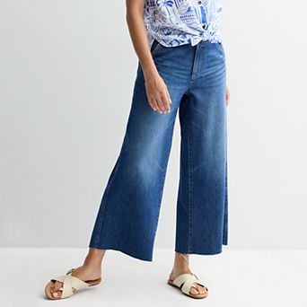 Women's Sonoma Goods For Life® Relaxed Fit Wide-Leg Ankle Jeans