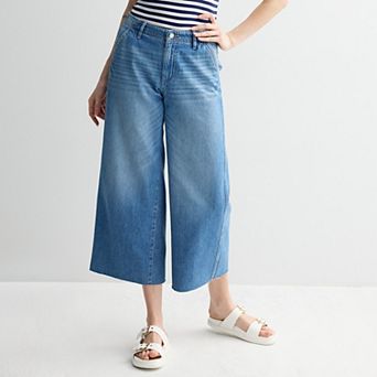Women's Sonoma Goods For Life® Relaxed Fit Wide-Leg Ankle Jeans