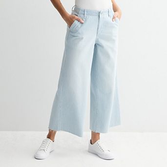 Women's Sonoma Goods For Life® Relaxed Fit Wide-Leg Ankle Jeans
